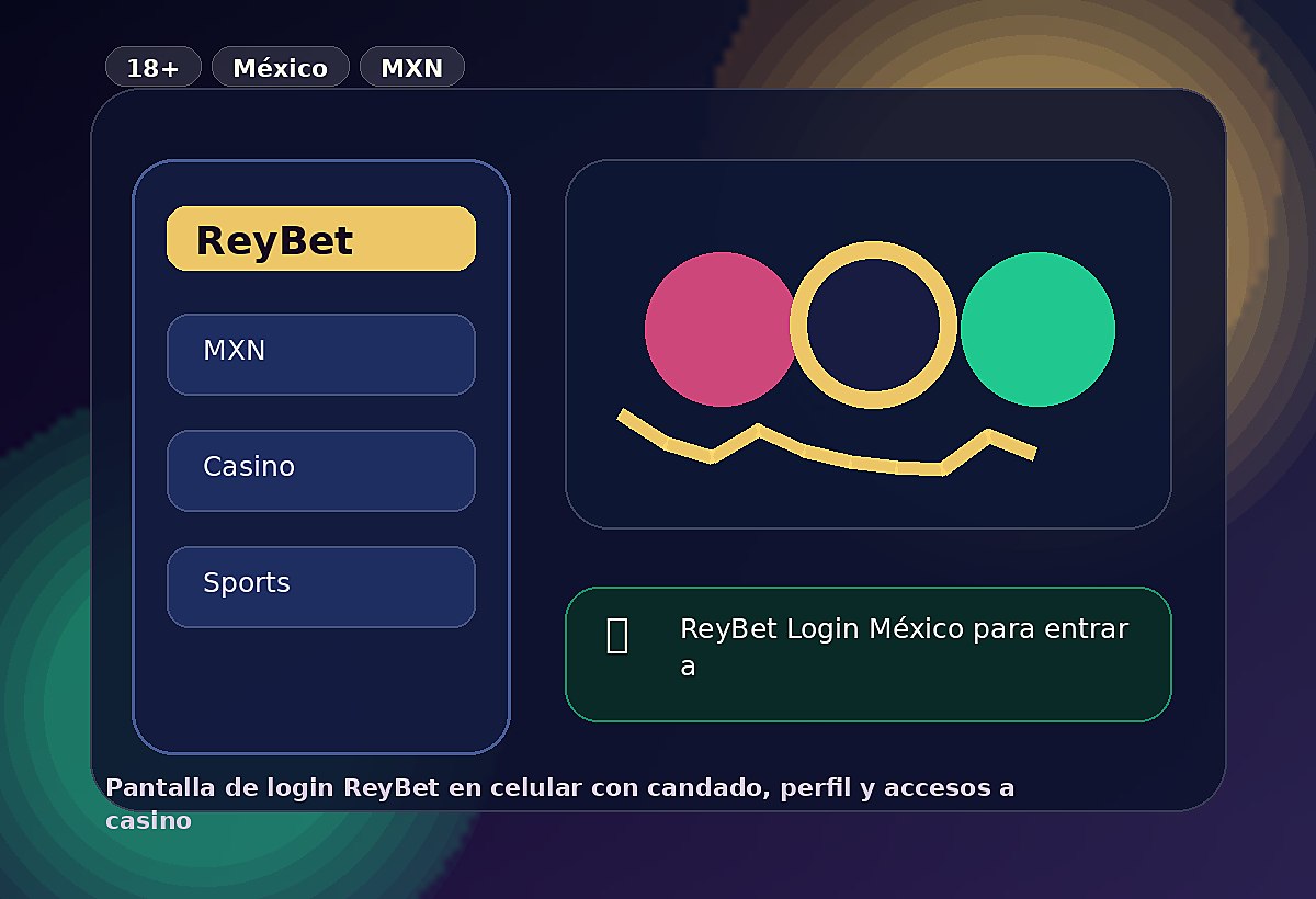 ReyBet login México para acceso móvil y web seguro.